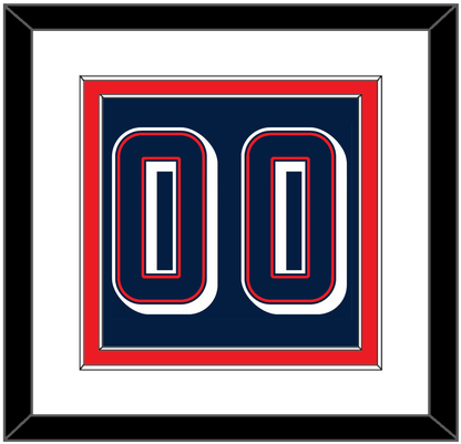 United States Men’s Basketball Number - 2024 Olympics Road Blue - Signature Tier 1