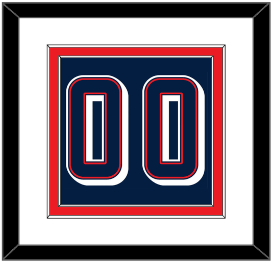 United States Men’s Basketball Number - 2024 Olympics Road Blue - Signature Tier 1