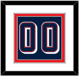 United States Men’s Basketball Number - 2024 Olympics Road Blue - Double Mat 1