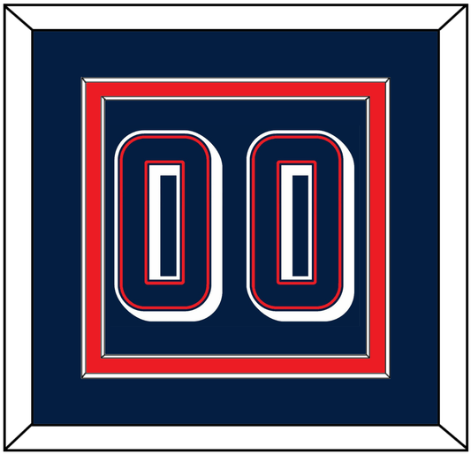 United States Men’s Basketball Number - 2024 Olympics Road Blue - Signature Tier 2