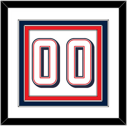 United States Men’s Basketball Number - 2024 Olympics Home White - Premier Tier 1