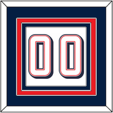 United States Men’s Basketball Number - 2024 Olympics Home White - Triple Mat 2