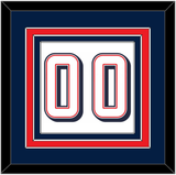 United States Men’s Basketball Number - 2024 Olympics Home White - Triple Mat 2