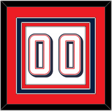 United States Men’s Basketball Number - 2024 Olympics Home White - Triple Mat 3