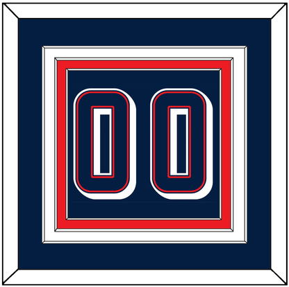 United States Men’s Basketball Number - 2024 Olympics Road Blue - Premier Tier 2