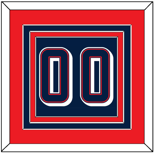 United States Men’s Basketball Number - 2024 Olympics Road Blue - Premier Tier 3