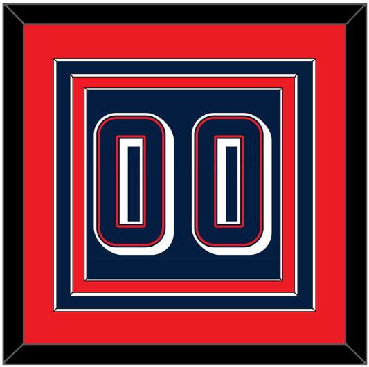 United States Men’s Basketball Number - 2024 Olympics Road Blue - Premier Tier 3