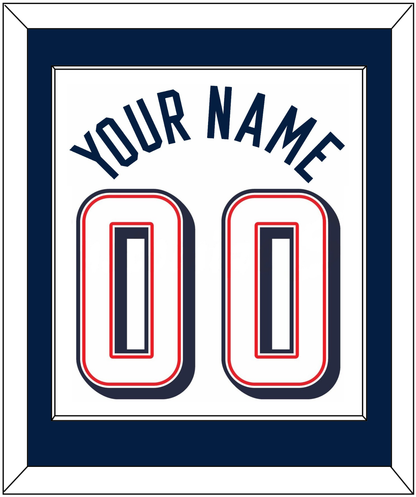United States Men's Basketball Name & Number (Back) Combined - 2024 Olympics Home White - Essential Tier 1