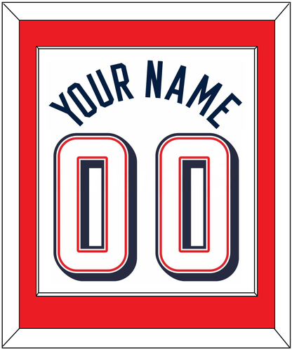United States Men's Basketball Name & Number (Back) Combined - 2024 Olympics Home White - Essential Tier 2