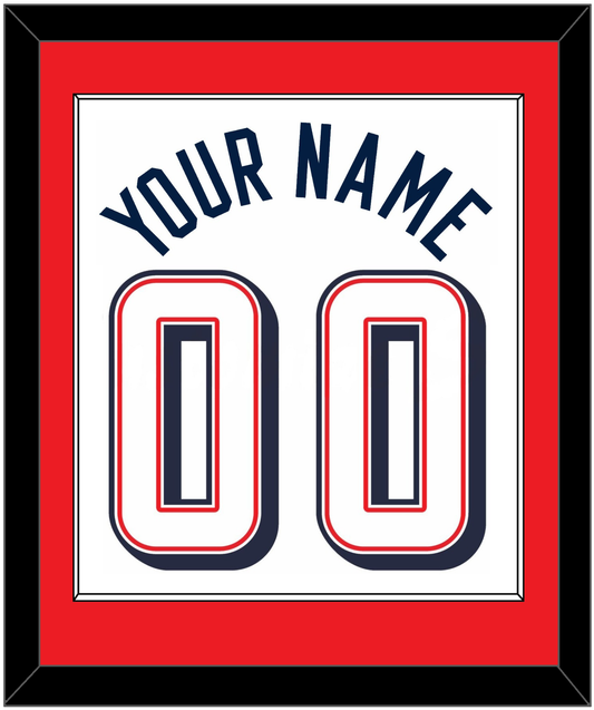 United States Men's Basketball Name & Number (Back) Combined - 2024 Olympics Home White - Essential Tier 2