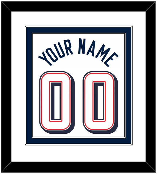 United States Men's Basketball Name & Number (Back) Combined - 2024 Olympics Home White - Signature Tier 2