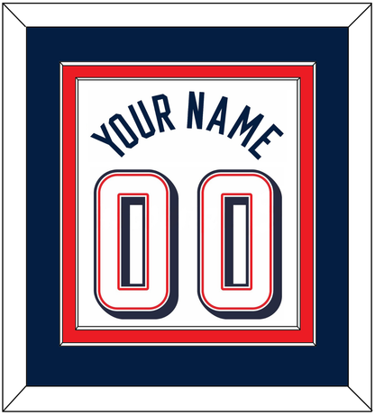 United States Men's Basketball Name & Number (Back) Combined - 2024 Olympics Home White - Signature Tier 3
