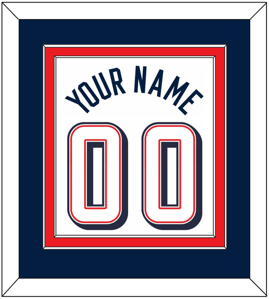 United States Men's Basketball Name & Number (Back) Combined - 2024 Olympics Home White - Signature Tier 3