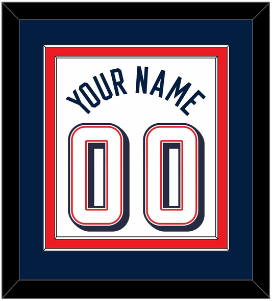 United States Men's Basketball Name & Number (Back) Combined - 2024 Olympics Home White - Signature Tier 3