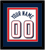 United States Men's Basketball Name & Number (Back) Combined - 2024 Olympics Home White - Double Mat 3