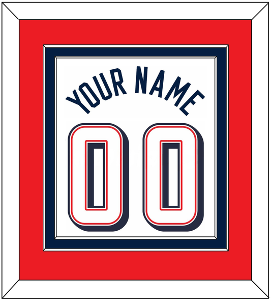 United States Men's Basketball Name & Number (Back) Combined - 2024 Olympics Home White - Signature Tier 4