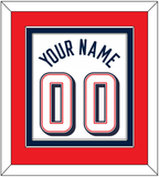 United States Men's Basketball Name & Number (Back) Combined - 2024 Olympics Home White - Double Mat 4