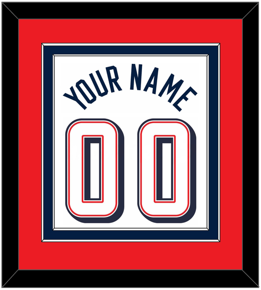 United States Men's Basketball Name & Number (Back) Combined - 2024 Olympics Home White - Signature Tier 4