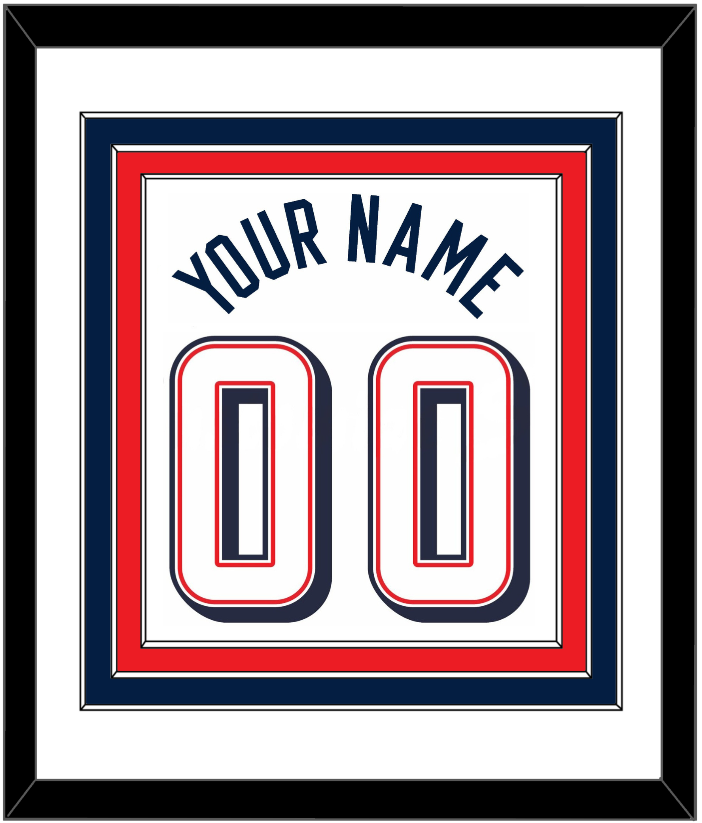 United States Men's Basketball Name & Number (Back) Combined - 2024 Olympics Home White - Premier Tier 1