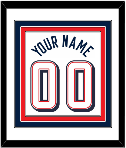 United States Men's Basketball Name & Number (Back) Combined - 2024 Olympics Home White - Premier Tier 1
