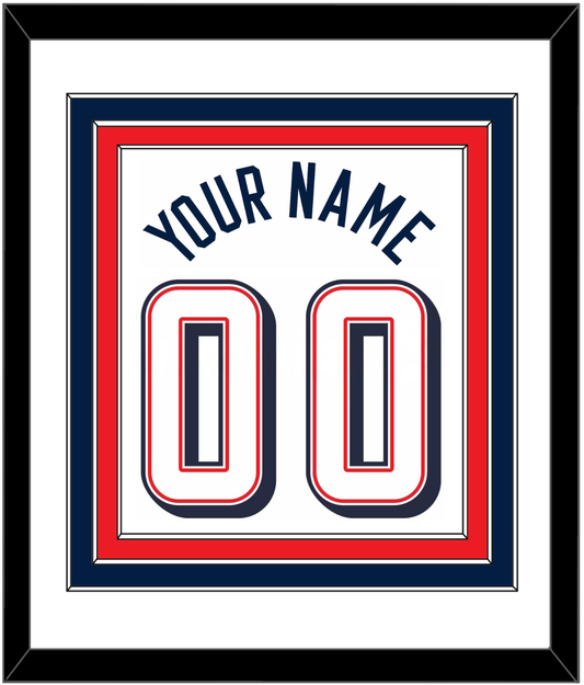 United States Men's Basketball Name & Number (Back) Combined - 2024 Olympics Home White - Premier Tier 1