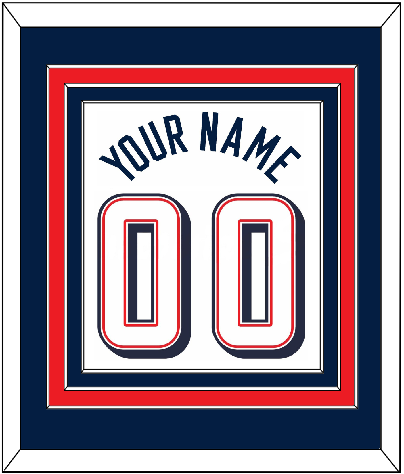 United States Men's Basketball Name & Number (Back) Combined - 2024 Olympics Home White - Premier Tier 2