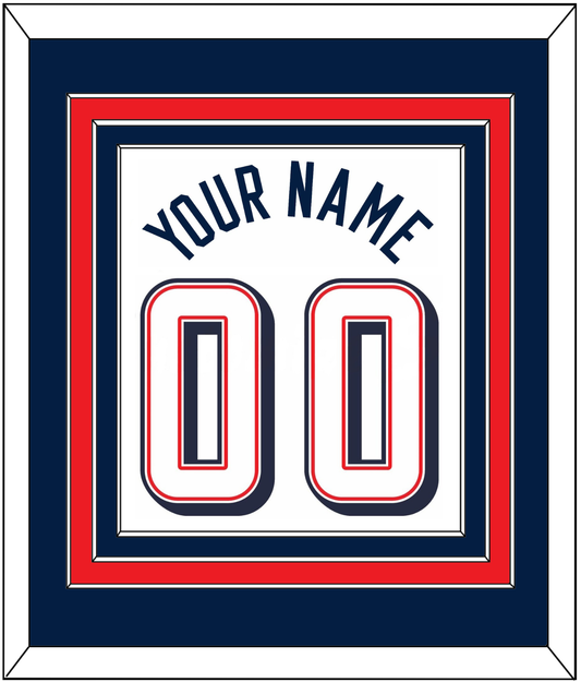 United States Men's Basketball Name & Number (Back) Combined - 2024 Olympics Home White - Premier Tier 2