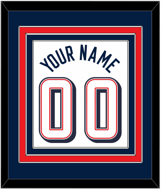United States Men's Basketball Name & Number (Back) Combined - 2024 Olympics Home White - Premier Tier 2