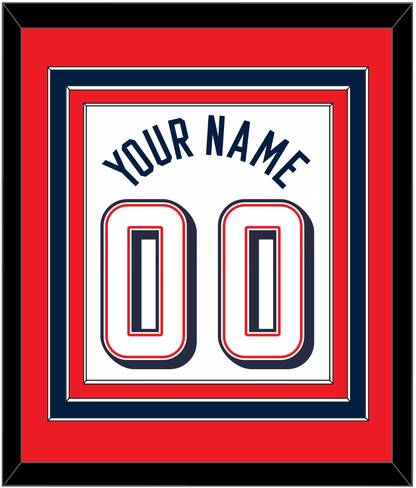 United States Men's Basketball Name & Number (Back) Combined - 2024 Olympics Home White - Premier Tier 3