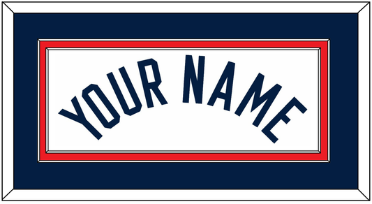 United States Men’s Basketball Name - 2024 Olympics Home White - Signature Tier 2