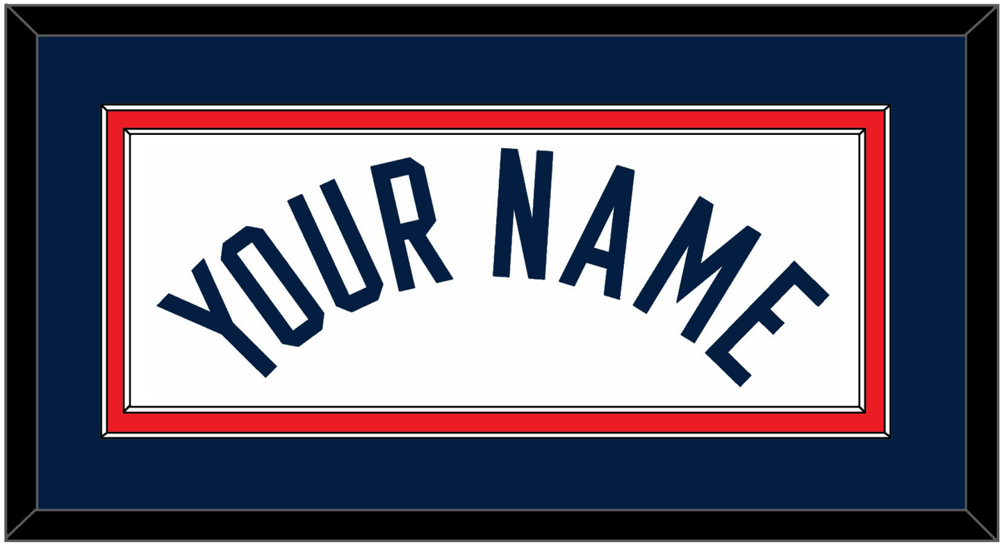 United States Men’s Basketball Name - 2024 Olympics Home White - Signature Tier 2
