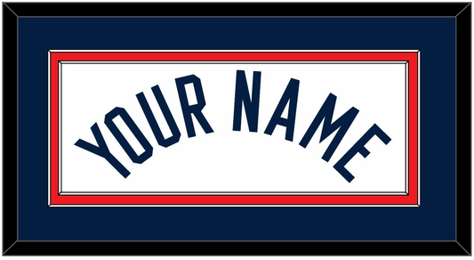 United States Men’s Basketball Name - 2024 Olympics Home White - Signature Tier 2