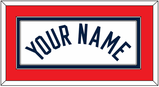 United States Men’s Basketball Name - 2024 Olympics Home White - Signature Tier 3