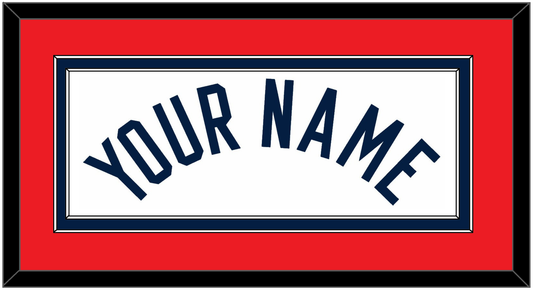 United States Men’s Basketball Name - 2024 Olympics Home White - Signature Tier 3