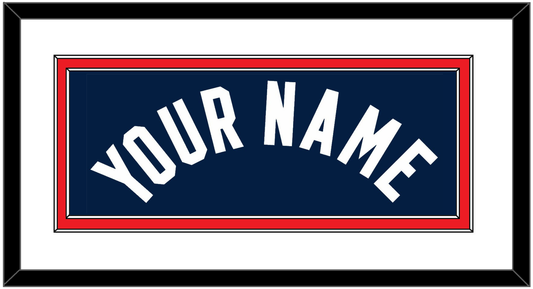 United States Men’s Basketball Name - 2024 Olympics Road Blue - Signature Tier 1