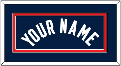 United States Men’s Basketball Name - 2024 Olympics Road Blue - Signature Tier 2