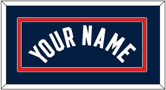 United States Men’s Basketball Name - 2024 Olympics Road Blue - Signature Tier 2