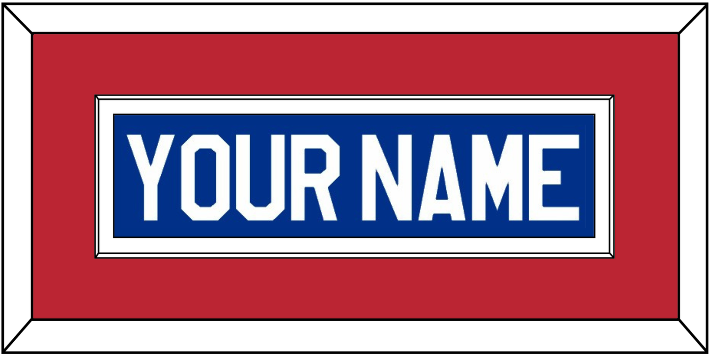 United States Men’s Hockey Nameplate - 1980 Olympics Home White - Essential Tier 3