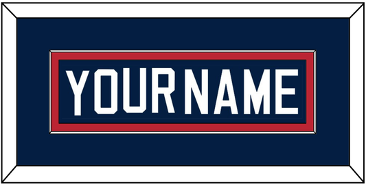 United States Men’s Hockey Nameplate - 2002 Olympics Home White - Essential Tier 2