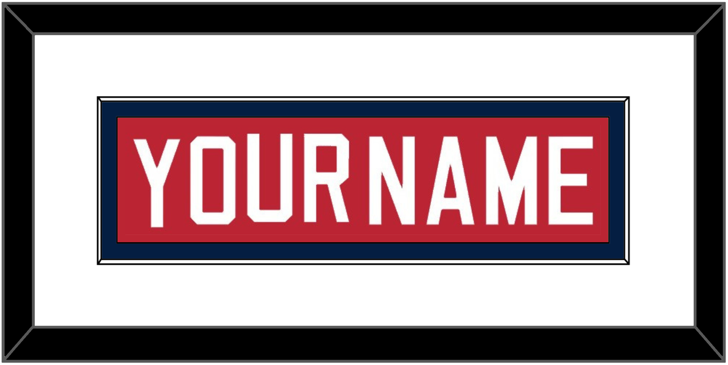 United States Men’s Hockey Nameplate - 2002 Olympics Road Blue - Essential Tier 1