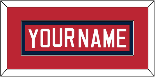 United States Men’s Hockey Nameplate - 2002 Olympics Road Blue - Essential Tier 2