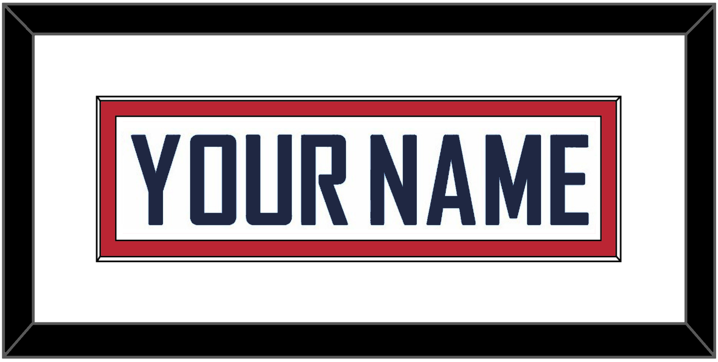 United States Men’s Hockey Nameplate - 2010 Olympics Home White - Essential Tier 1