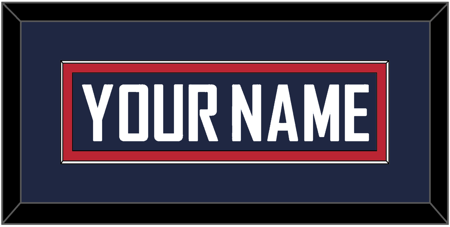 United States Men’s Hockey Nameplate - 2010 Olympics Road Blue - Essential Tier 2