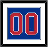 United States Men’s Hockey Number - 1980 Olympics Road Blue - Single Mat 1