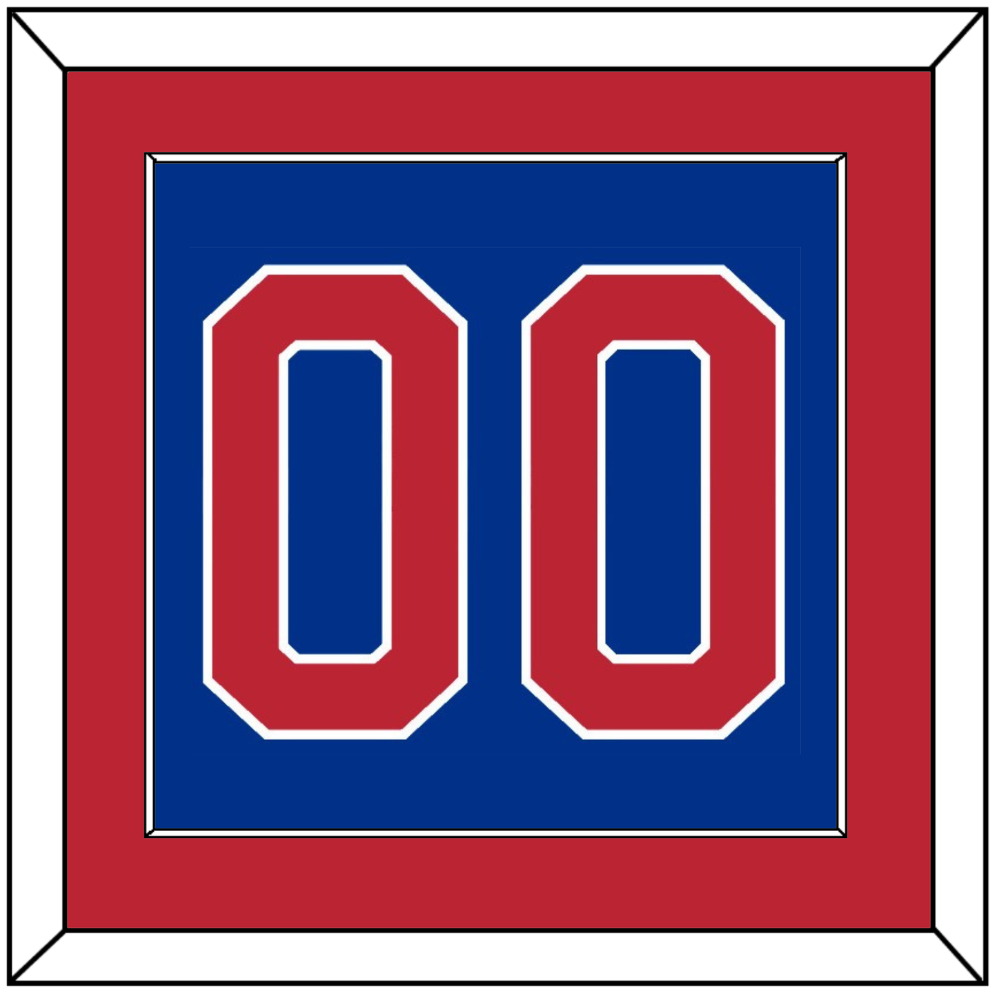 United States Men’s Hockey Number - 1980 Olympics Road Blue - Essential Tier 2