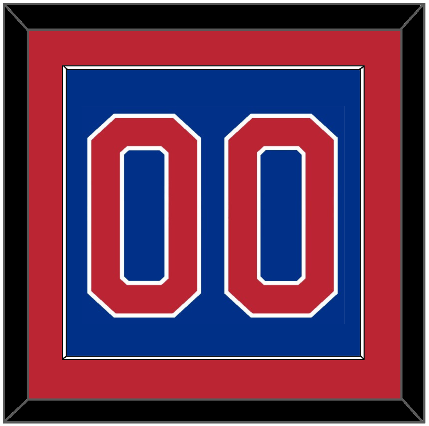 United States Men’s Hockey Number - 1980 Olympics Road Blue - Essential Tier 2