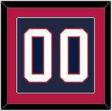 United States Men’s Hockey Number - 2002 Olympics Road Blue - Single Mat 2