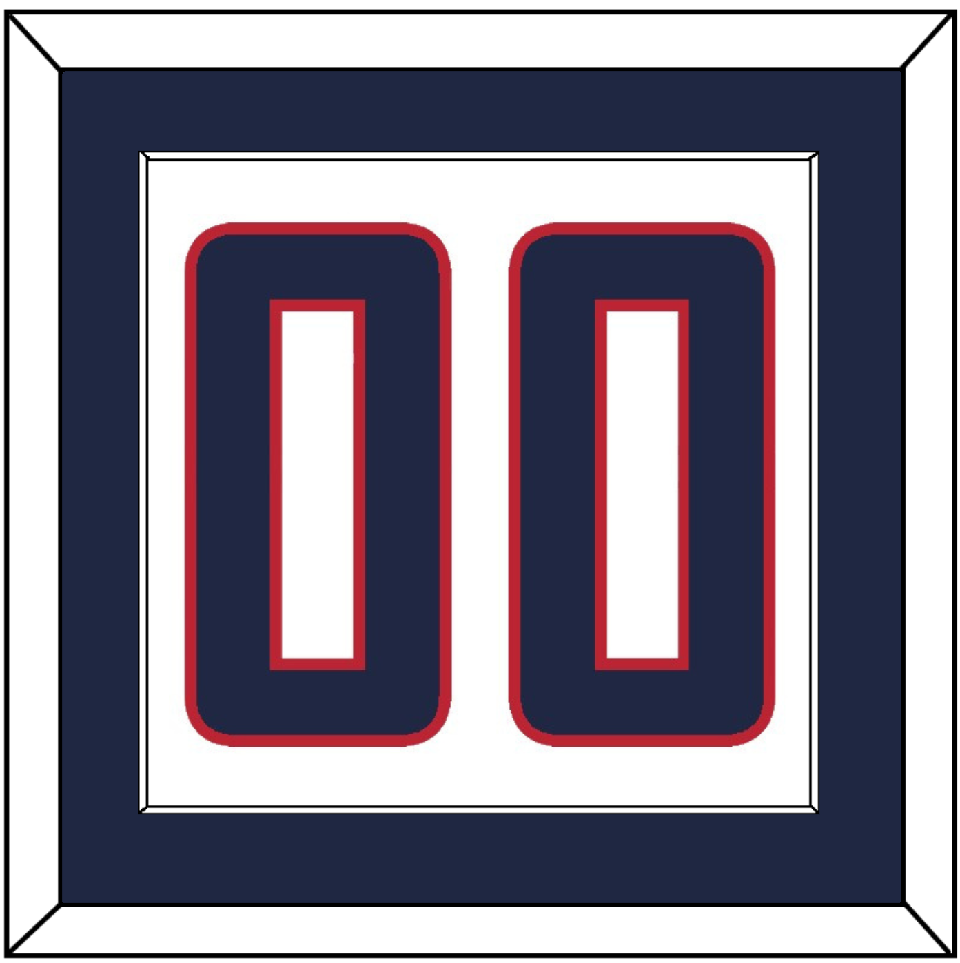 United States Men’s Hockey Number - 2014 Olympics Home White - Essential Tier 1