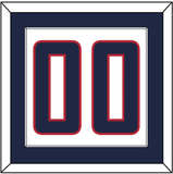 United States Men’s Hockey Number - 2010 Olympics Home White - Single Mat 1