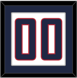 United States Men’s Hockey Number - 2010 Olympics Home White - Single Mat 1